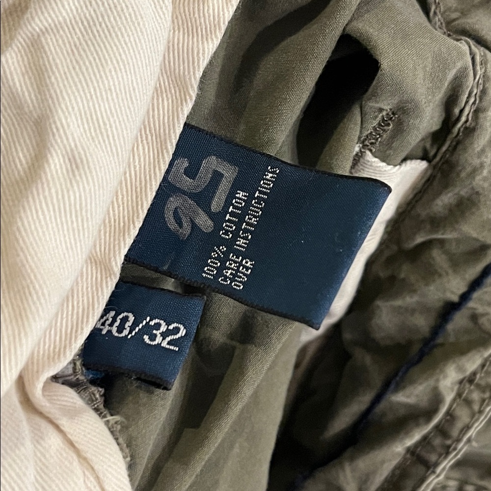 Polo Ralph Lauren Combat Cargo Pants Patches Paratrooper green Mens Size 40x32 - Picture 15 of 16